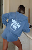 With Love For You Oversized Hoodie Ocean