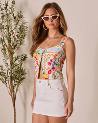 Dolce Daze Summer Fruit Flyaway Tank