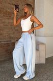 Soul Fire Velour Pants Baby Blue