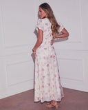 Lorrie Floral Jacquard Maxi Dress