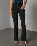 Gianah High Rise Super Stretch Flare Jeans