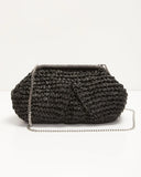 Poolside Straw Pouch Clutch
