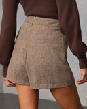 Mariglen Dual Belted Mini Skort