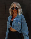 Jorise Cropped Denim Jacket