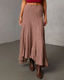 Rylin Gingham Maxi Skirt