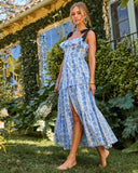 Willow Wisp Tiered Floral Maxi Dress