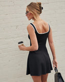 Easy Charmer Fit And Flare Mini Dress