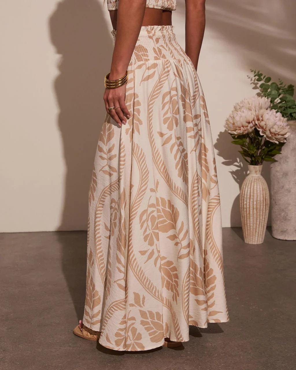Coastal Views Tropical Maxi Skirt