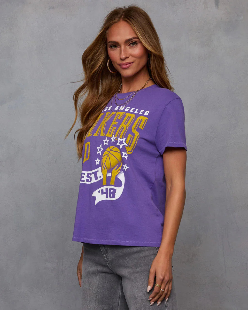 LA Lakers Short Sleeve Graphic Tee