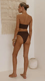 Tera High Waist Brief Chocolate