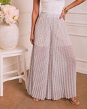 Soft Arrival Pleated Floral Pants