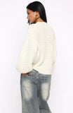 Pure Comfort Knit Sweater Cream