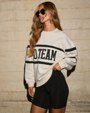 Go Team Long Sleeve Graphic Sweatshirt