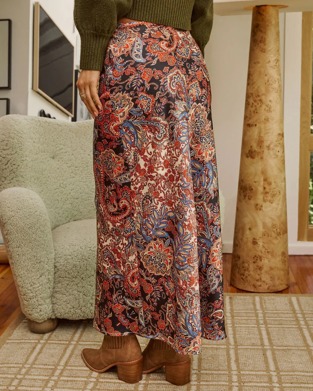 Opaline Paisley Maxi Skirt