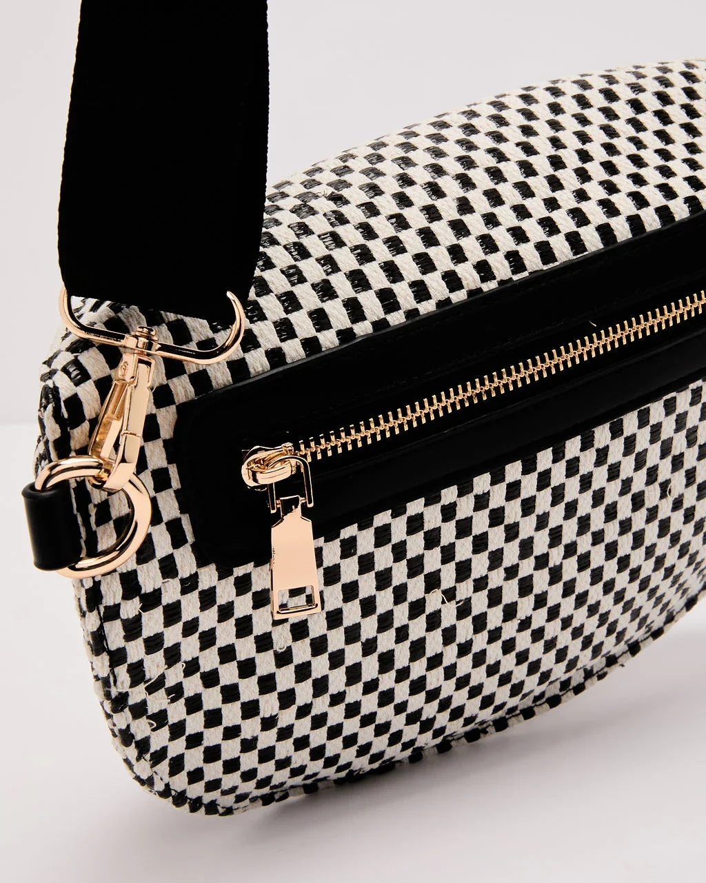 Sandbar Loom Checkered Belt Bag