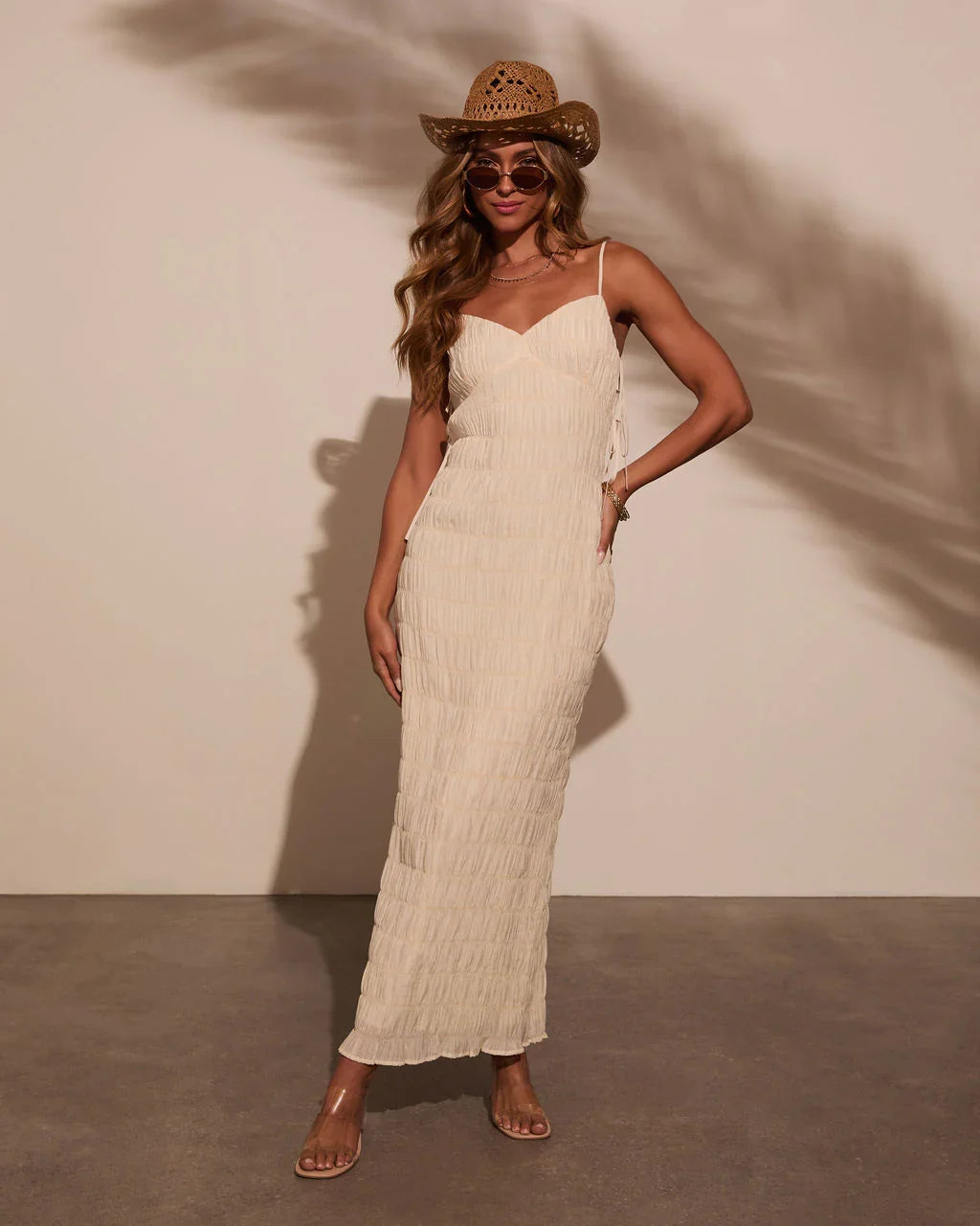 Gypsy Glow Smocked Maxi Dress