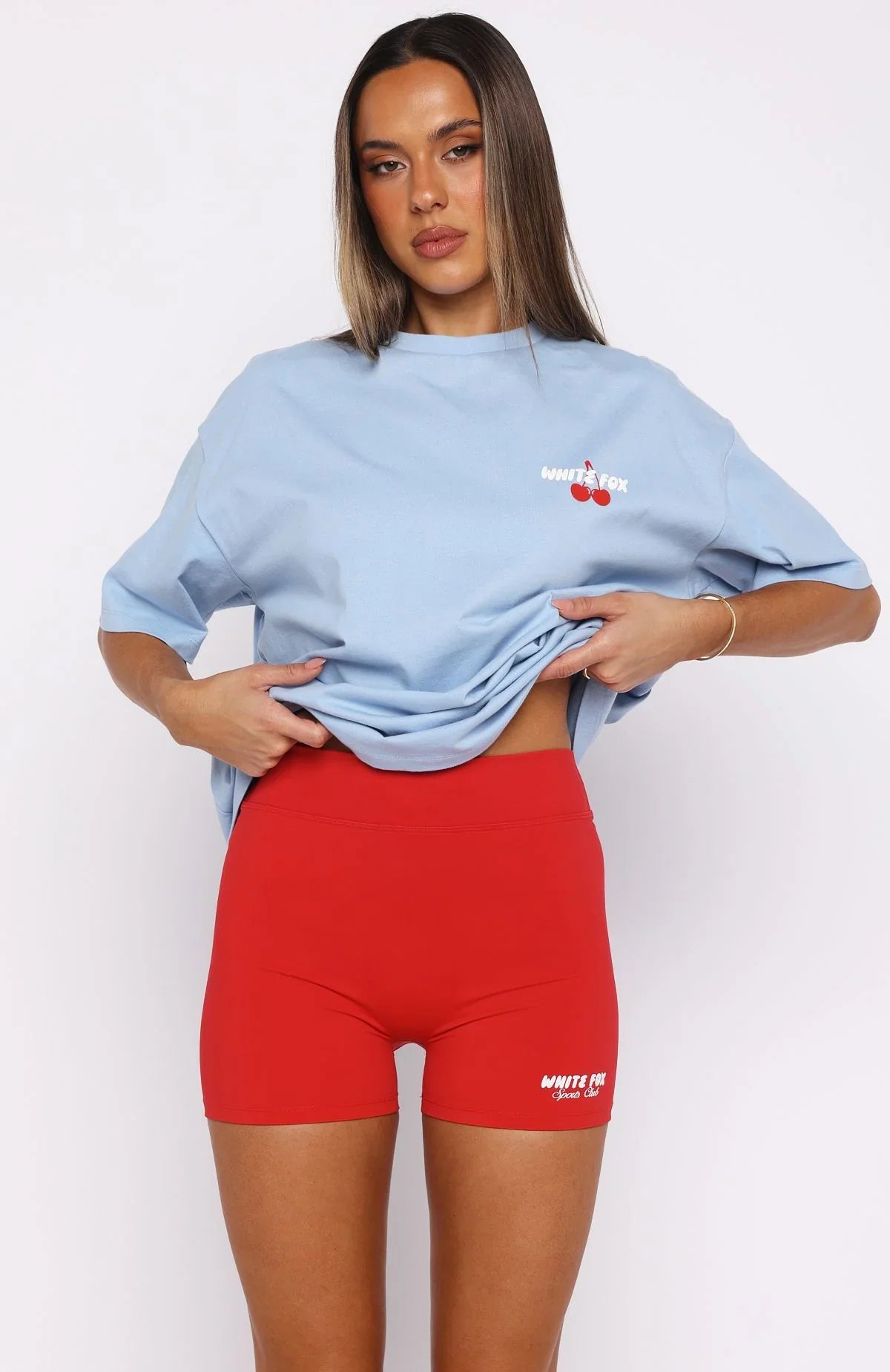 Club 14 Cassie Bike Shorts Red