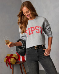 Tipsy Graphic Sweatshirt