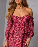Amber Hour Off The Shoulder Top