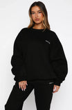 Test Drive Oversized Sweater Black