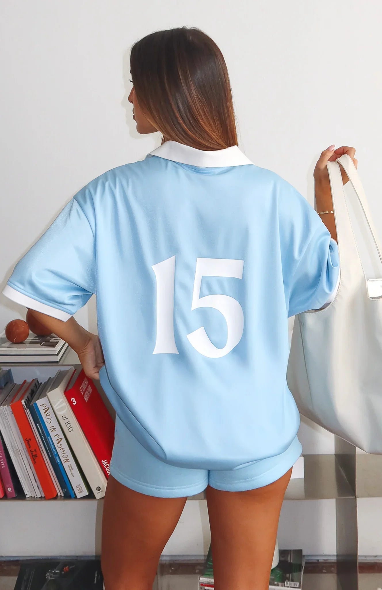 Release 15 Janie Oversized Jersey Blue
