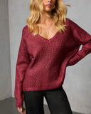Elzah Ribbed Metallic Sweater