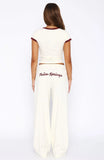 Palm Springs Edition Track Pants Cream