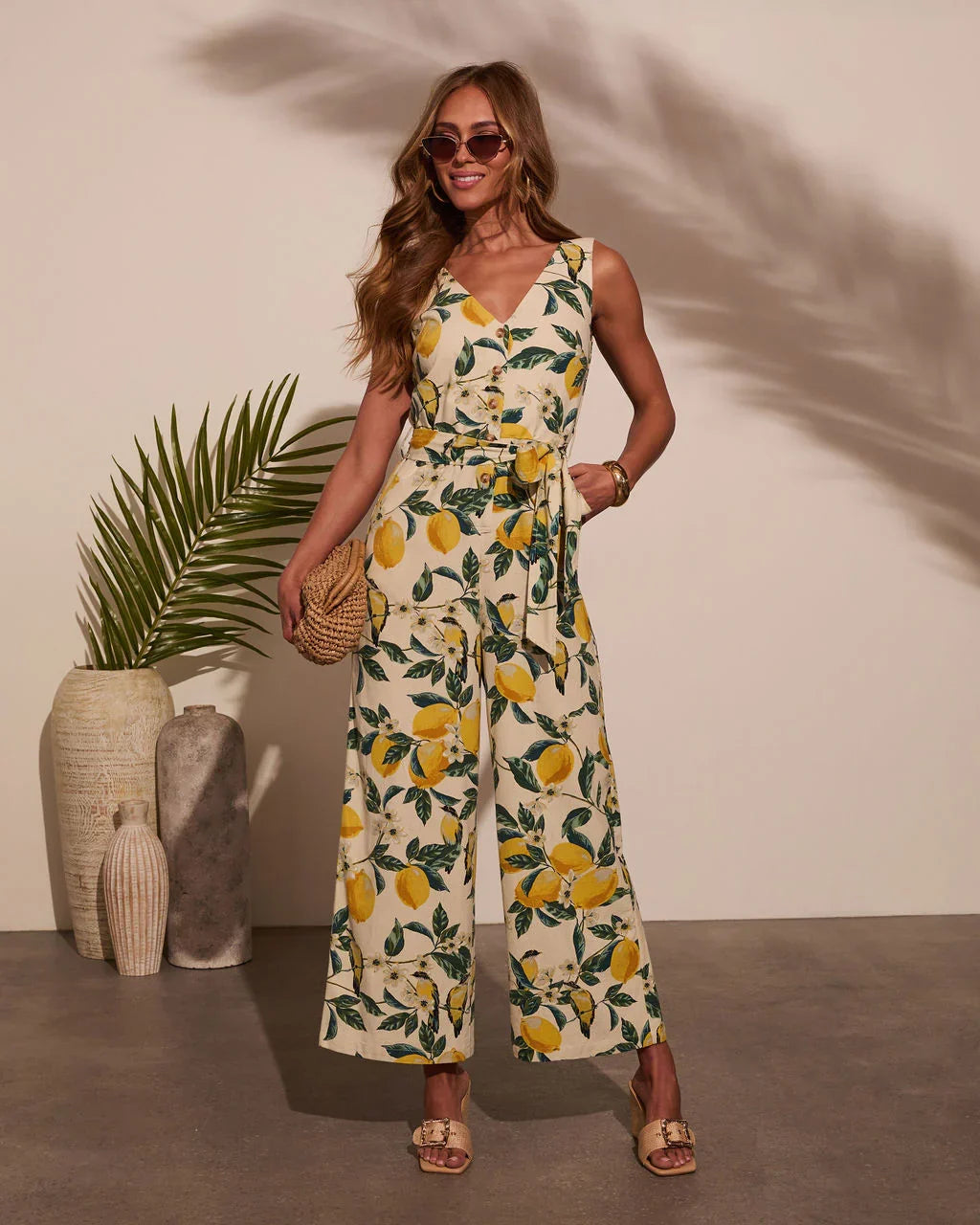 Sweet Days Waist Tie Jumpsuit