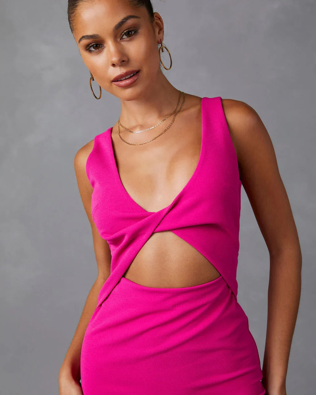 Timeless Beauty Cutout Midi Dress
