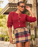 Brionie Plaid Mini Skirt