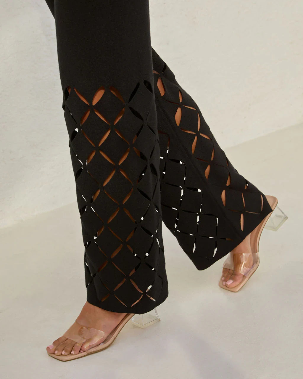 Colette Laser Cut Out Pants
