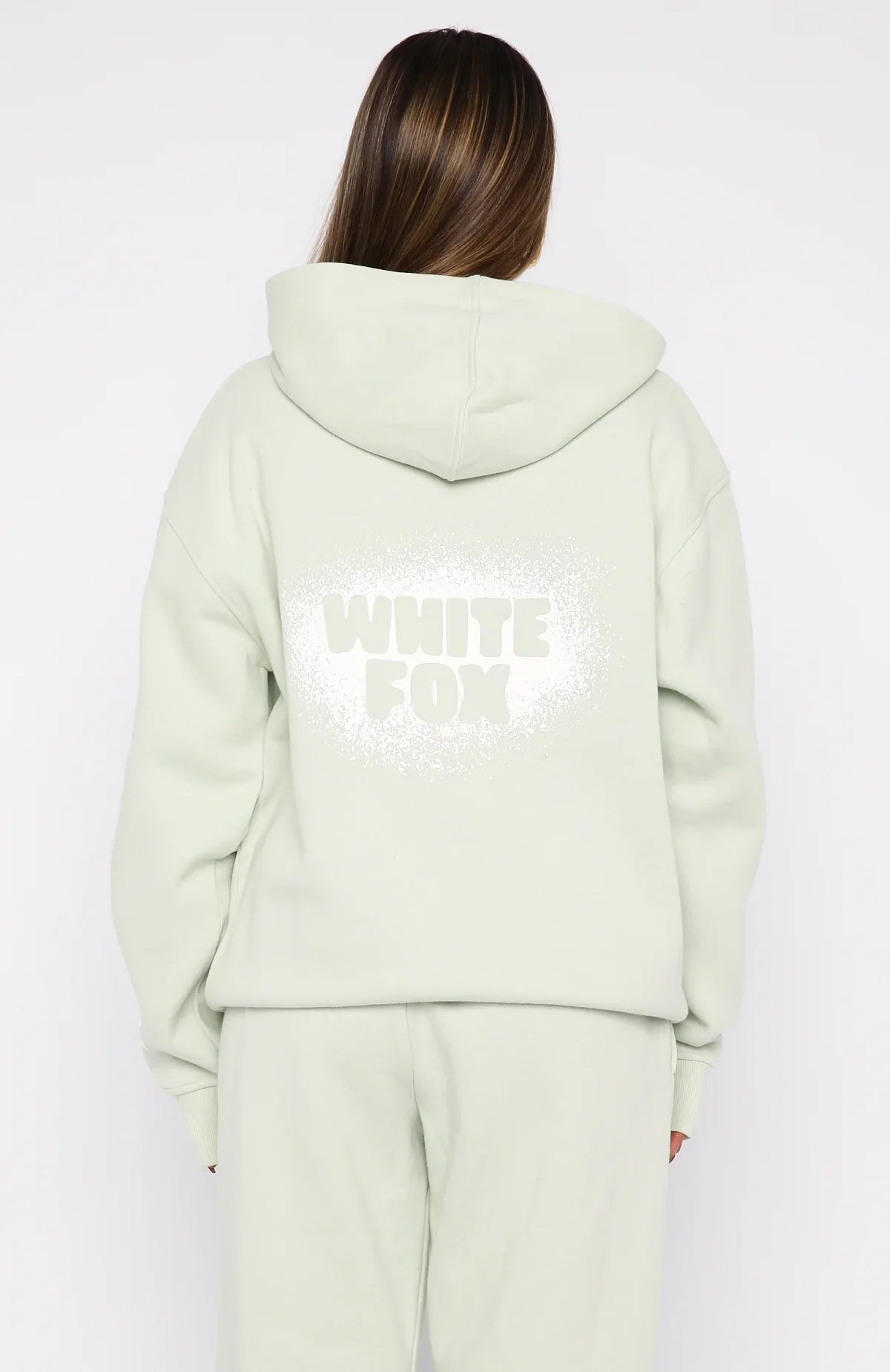 11th Street Keeping It Real Oversized Hoodie Iced Matcha
