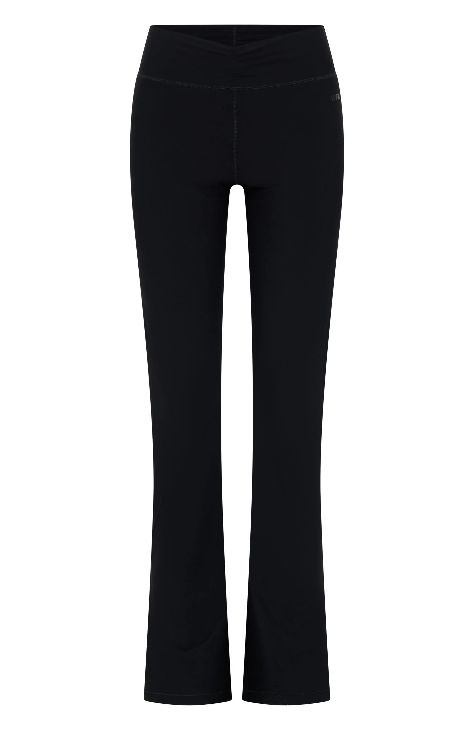 Revival High Waisted Flare Leggings Black