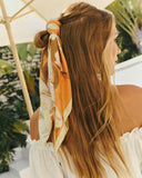 Clarita Satin Printed Headscarf
