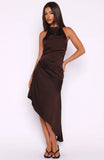 Sealed With Love Midi Dress Espresso