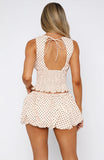 Runaway Heart Top Cream Polka Dot