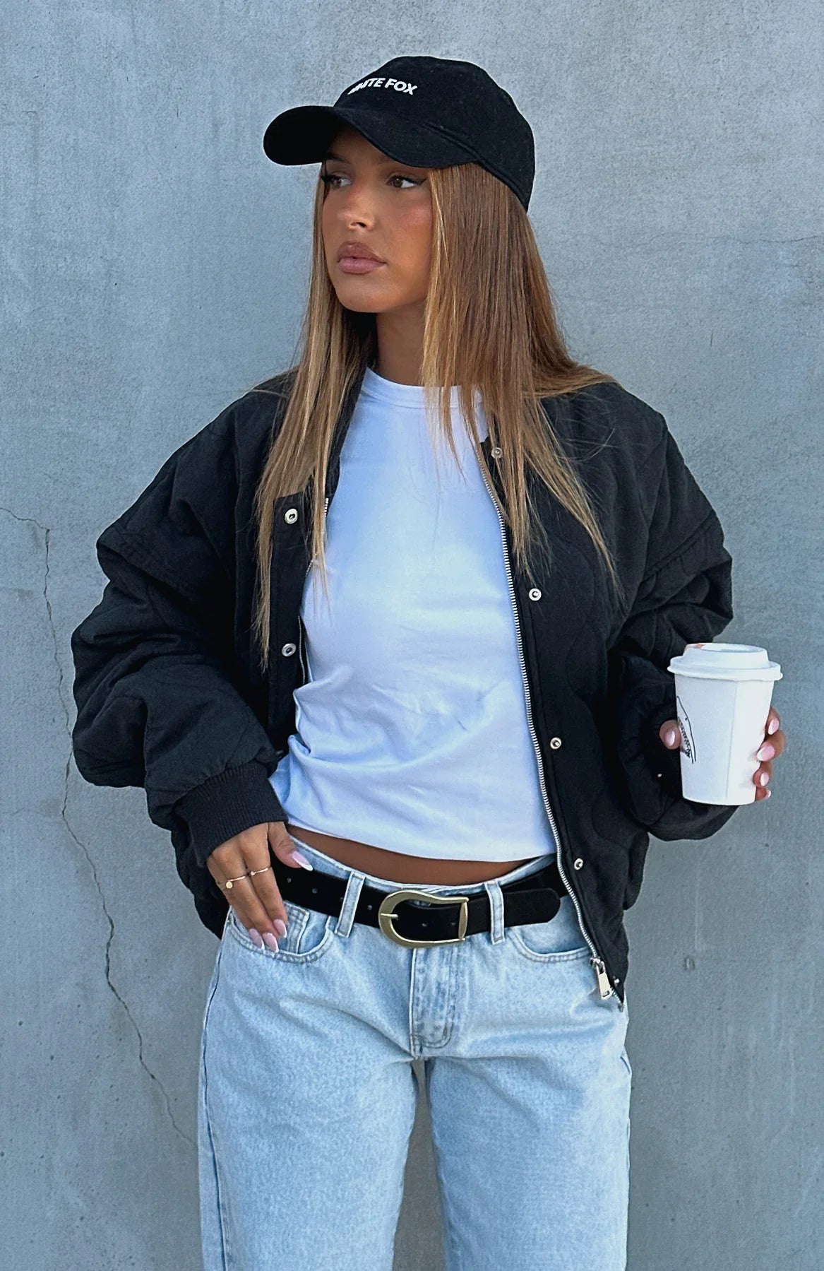 Soft Love Bomber Jacket Black