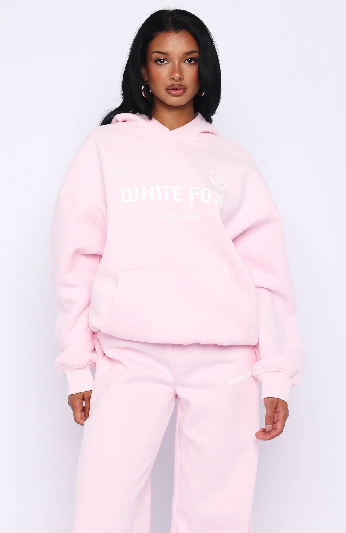 Vibe Too High Oversized Hoodie Pink