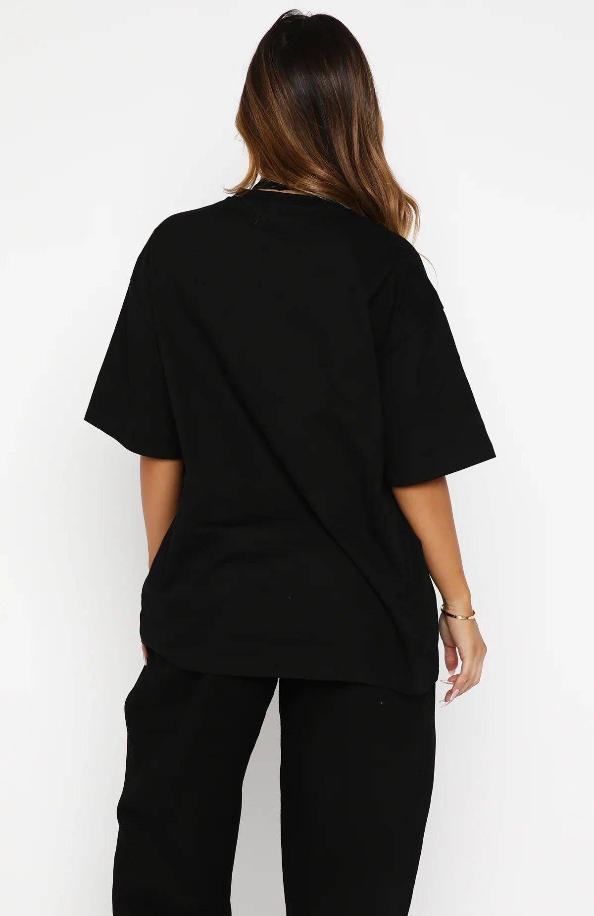 Make It Or Break It Oversized Tee Black