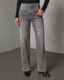 Amiri Super Stretch High Rise Straight Jeans