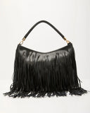 Marna Fringe Faux Leather Bag