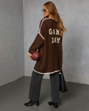 Game Day Tailgate Knit Cardigan