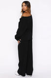 Only One Left Track Pants Black