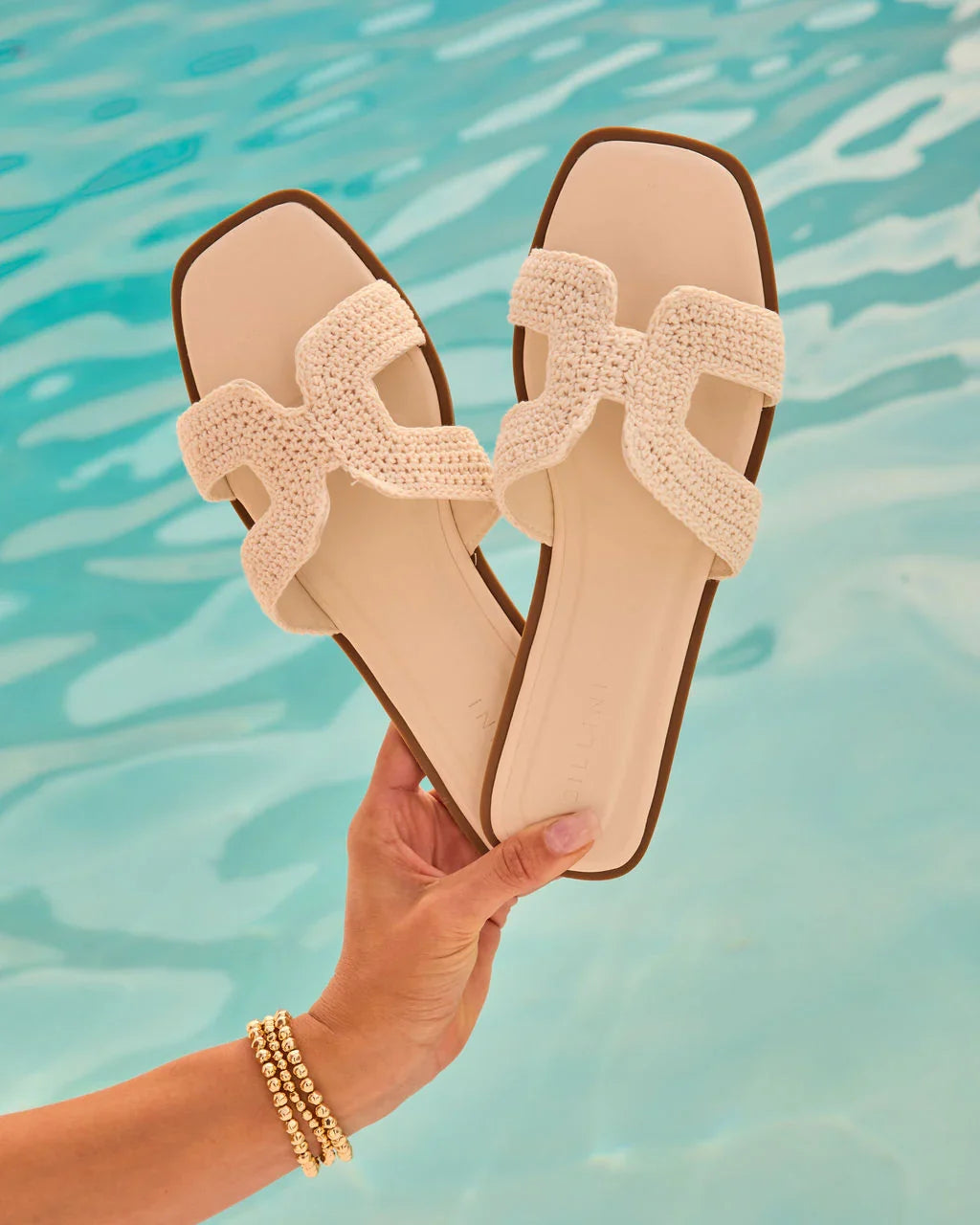 Albah Crochet H Strap Sandals