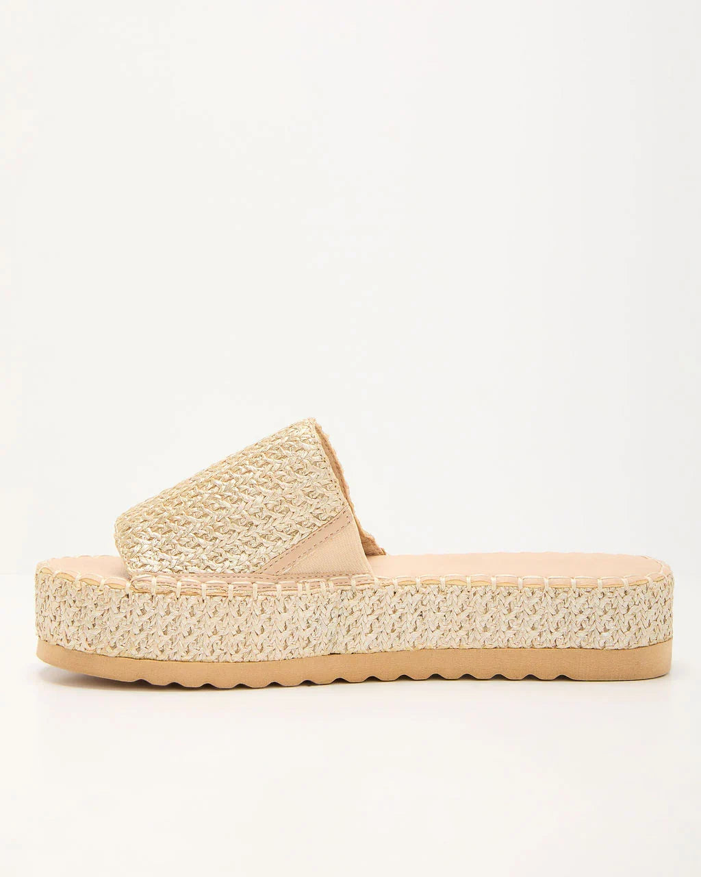 Ashlen Raffia Platform Sandals