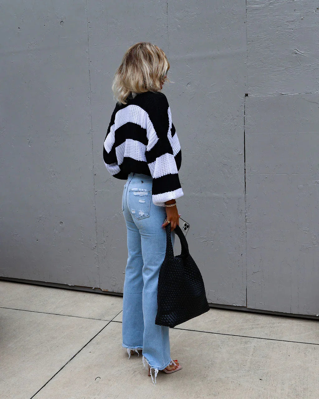Eveleigh Relaxed Striped Cardigan