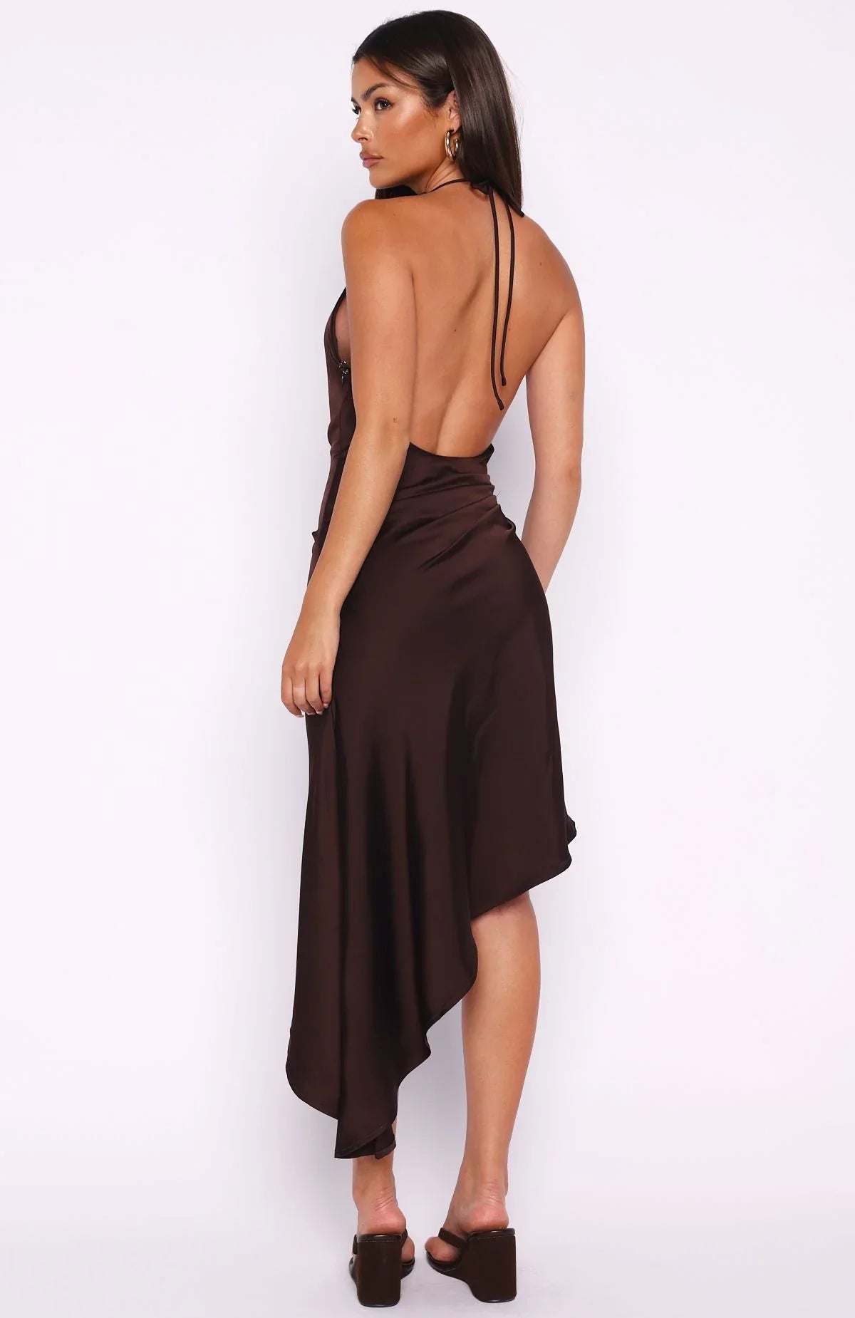 Sealed With Love Midi Dress Espresso