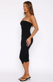 True Desire Strapless Jumpsuit Black