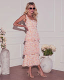 Rhea Tiered Floral Maxi Dress