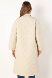 Clea Quilted Jacket Bone